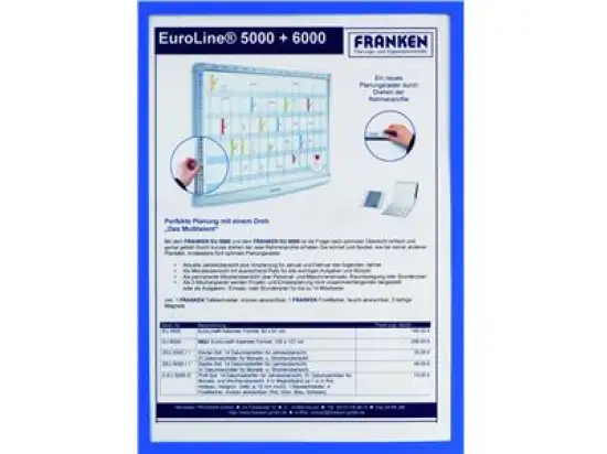 Inforahmen Franken ITSA3M03 ITSA3M 03 X-tra! Line A3 blau magnetisch, mit Magnetrahmen