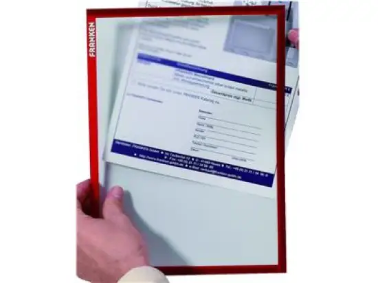 Inforahmen Franken ITSA3M01 ITSA3M 01 X-tra! Line A3 rot magnetisch, mit Magnetrahmen