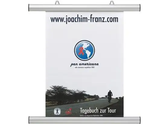 Klemmleiste Franken BS1007 1205mm, 2 Klemmschienen, 2 verstellbare Aufhängeösen