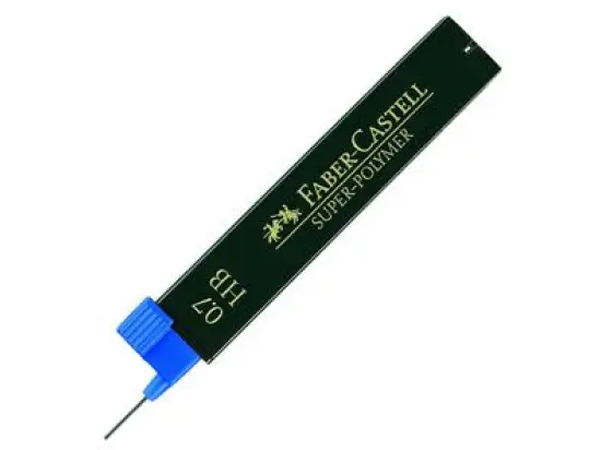 Feinmine Faber-Castell 120700 Stärke: 0,7 mm, Härte: HB, Dose 12 Stk