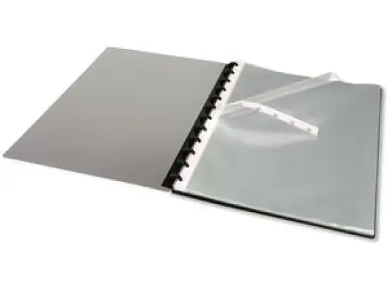 Ringmappe-Ersatzhülle Elba 100421162 74431FL manageMe! A4, Kunststoff (PP) 0,08mm, glasklar transparent, links offen, 1/3 geschlossener Lochrand, Pack 10 x 10 Stk