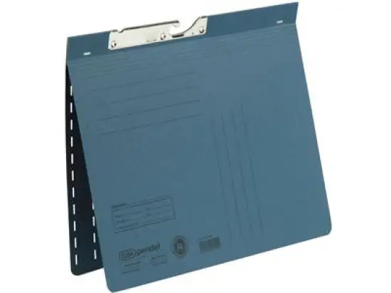 Pendelhefter Elba 100560099 90461BL A4, Manilakarton 320g, kaufmännische Heftung, blau