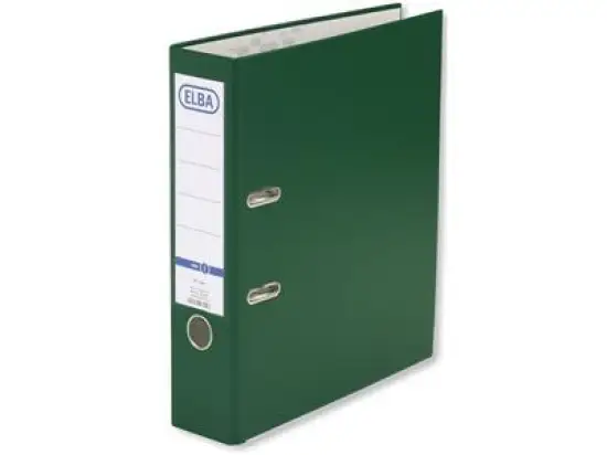 Ordner Elba 100202157 10456GN smart Pro A4, 80mm, Pappe/PP-Folie, Wechselfenster, grün