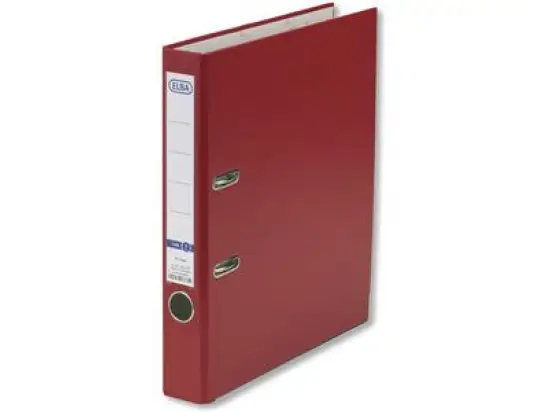 Ordner Elba 100023259 10453RO smart Pro A4, 50mm, Pappe/PP-Folie, Wechselfenster, rot