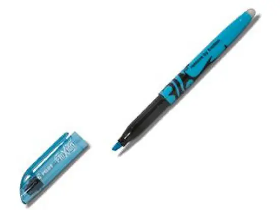 Textmarker Pilot SW-FL-L 4136003 FriXion Light 3,8mm, Keilspitze, radierbar, blau