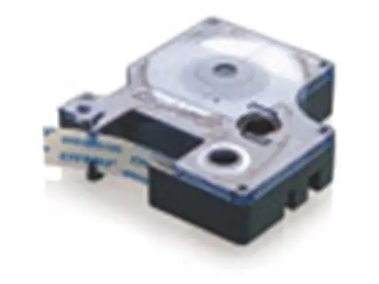 Schriftband-Kassette Dymo S0721010 53721 D1 24mm x 7m, weiß auf schwarz