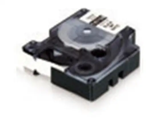 Schriftband-Kassette Dymo 622289 Rhino 12mm x 5,5m, Polyester, schwarz auf transparent