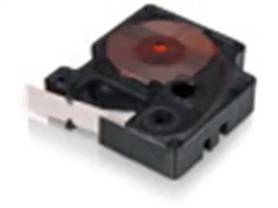 Schriftband-Kassette Dymo 1805436 Rhino 19mm x 5,5m, Vinyl, weiß auf schwarz