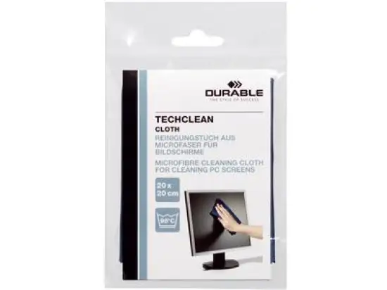 Reinigungstuch Durable 5794-06 579406 Techclean Cloth Mikrofaser blau 20x20cm