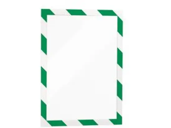 Magnetrahmen Durable 4944-131 4944131 Duraframe Security A4 grün/weiß selbstklebend, Pack 2 Stk