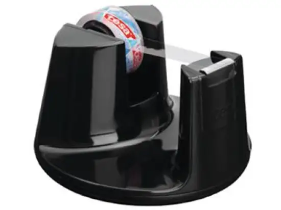 Klebefilm-Tischabroller Tesa 53827-00000-00 Easy Cut Compact 19mm x 33m schwarz SET inkl.1 Rolle Tesafilm 15mm x 10m