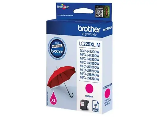 Tintenpatrone Brother LC225XLM magenta 1.200 Seiten
