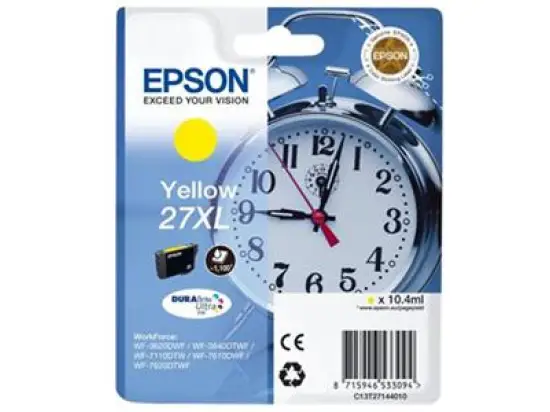 Tintenpatrone Epson C13T27144012 27XL gelb 10.4ml 1.000 Seiten
