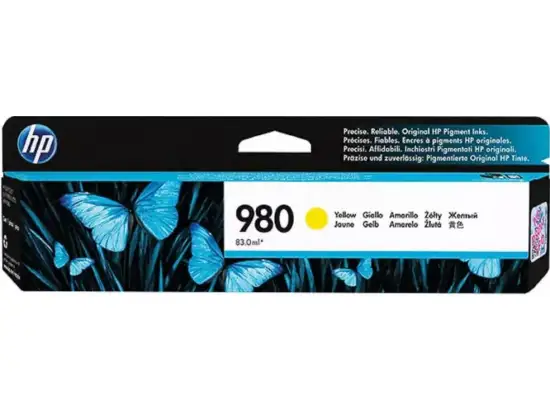 Tintenpatrone HP D8J09A 980 gelb 6.600 Seiten