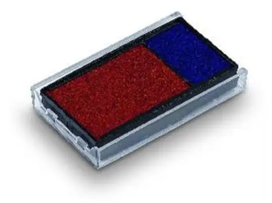 Austauschkissen Trodat 83541 6/4912/2 blau/rot für 4912, 4952, 4912 typo, Blister 2 Stk