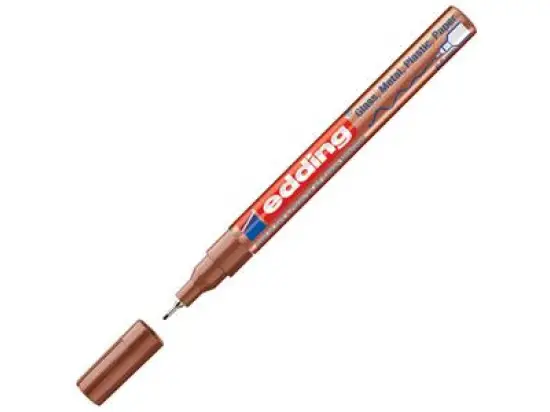 Glanzlack-Marker Edding 780 4-780-9-055 0,8mm, Rundspitze, kupfer, Pack 10 Stk