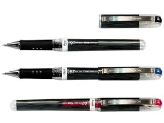 Gelroller Pentel K227-C Hybrid Gel Grip DX Schreibfarbe: blau, Pack 12 Stk