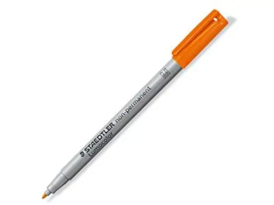 Universalstift Staedtler 315-4 Lumocolor non-permanent M Schreibfarbe: orange, Pack 10 Stk