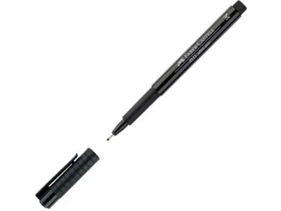 Zeichentuschestift Faber-Castell 167399 Pitt artist pen Strichbreite: 0,7 mm (M), Schreibfarbe: schwarz, Pack 10 Stk