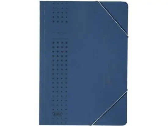 Eckspanner Elba 400010108 33470DB Chic A4, Karton 450g, dunkelblau