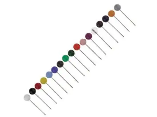 Markiernadeln Alco 615 Kopf 5mm dunkelblau Länge 16mm, Pack 100 Stk