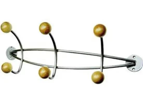 Wandgarderobe Alco 2823 dreifach silber