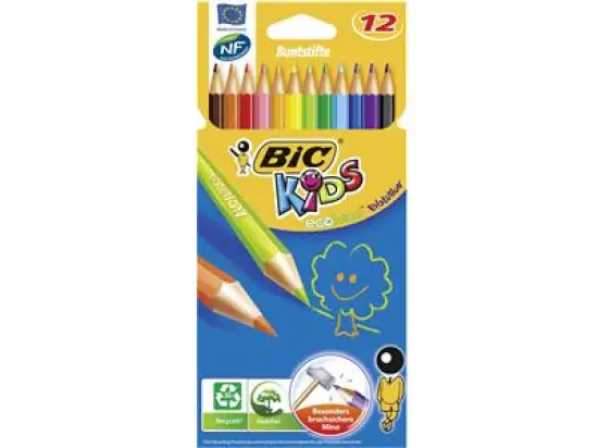 Buntstift Bic 9078322 Evolution ecolutions 12er-Etui
