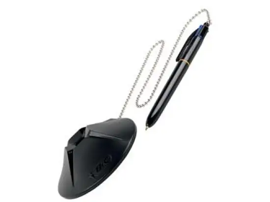 Kugelschreiberständer Bic 918515 4 Colours Counter Pen mit Druckkugelschreiber + 4 blauen Minen