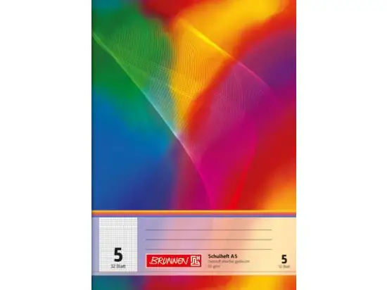 Schulheft Brunnen 10-4530502 104530502 A5 Lineatur 5 32 Blatt