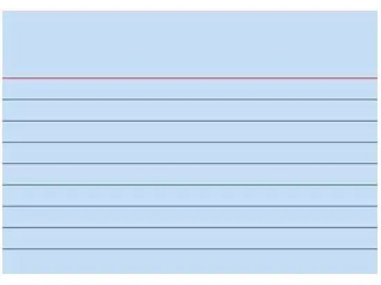 Karteikarten Brunnen 10-2270130 102270130 A7 liniert blau, Pack 100 Stk