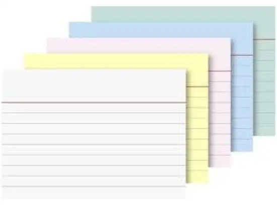 Karteikarten Brunnen 10-2270195 102270195 A7 liniert sortiert, Pack 100 Stk