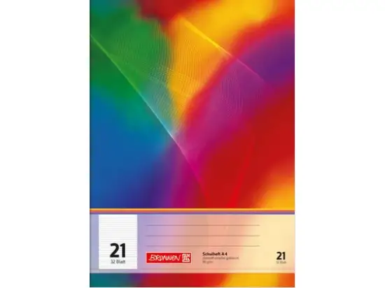 Schulheft Brunnen 10-4432102 104432102 A4 Lineatur 21 32 Blatt