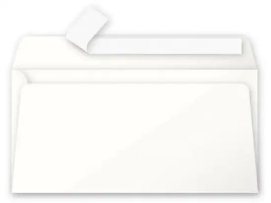 Briefumschlag Clairefontaine 5445C Pollen DIN lang ohne Fenster haftklebend Elfenbein 120g, Pack 20 Stk