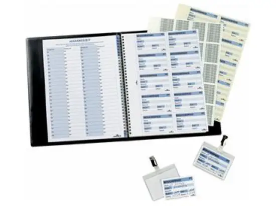 Besucherbuch-Nachfüllsatz Durable 1464-61 146461 Refill Visitor Book 100 Nachfüllsatz 80g, Pack 100 Stk