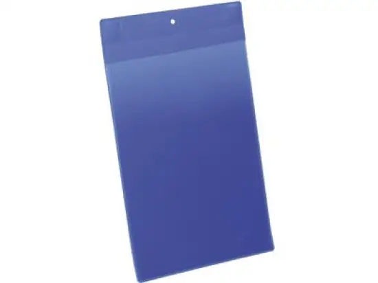 Magnettasche Durable 1747-07 174707 A4-hoch blau Neodym Starkmagnete, Pack 10 Stk