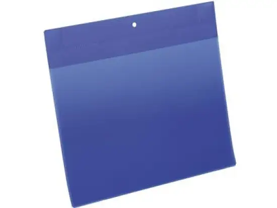 Magnettasche Durable 1748-07 174807 A4-quer blau Neodym Starkmagnete, Pack 10 Stk
