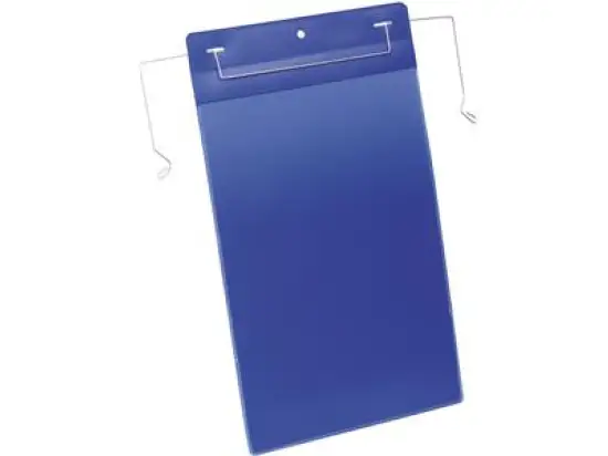 Drahtbügeltaschen Durable 1753-07 175307 A4 hoch blau 210x297mm, Pack 50 Stk