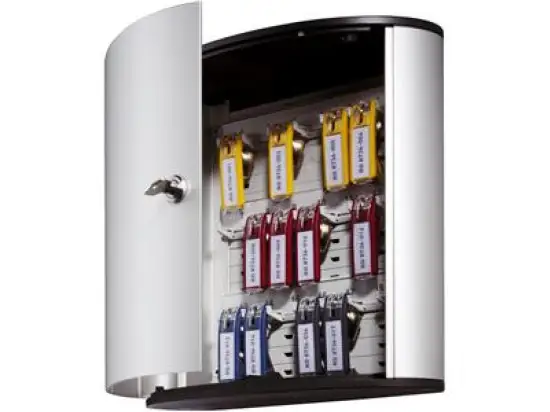 Schlüsselschrank Durable 1951-23 195123 Key Box 18 18 Schlüssel silber