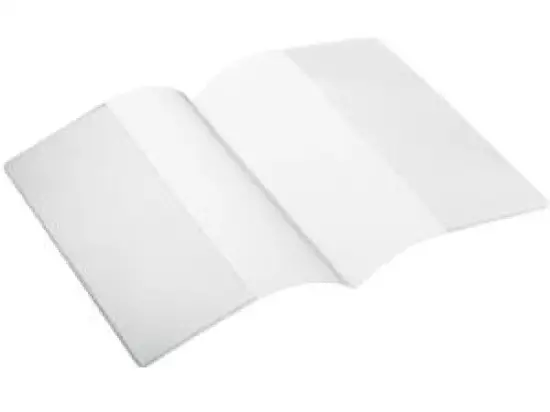 Ausweishüllen Durable 2140-19 214019 A6 PP transparent Einstecklasche links+rechts, 170 my, Doppelhülle