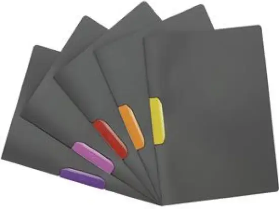 Klemmmappe Durable 2304-00 230400 Duraswing Color A4 3mm PP farbig sortiert