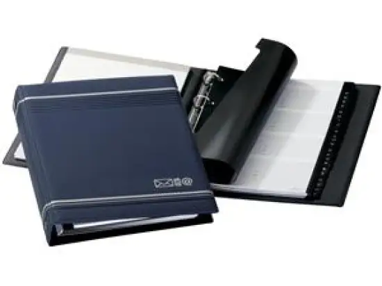 Telefonringbuch Durable 2377-07 237707 Telindex A5, 4 Ringe, Folie, matt, dunkelblau