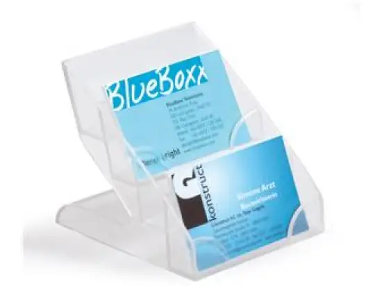 Visitenkarten-Aufsteller Durable 2439-19 243919 4stufig Kunststoff für 240 Visitenkarten