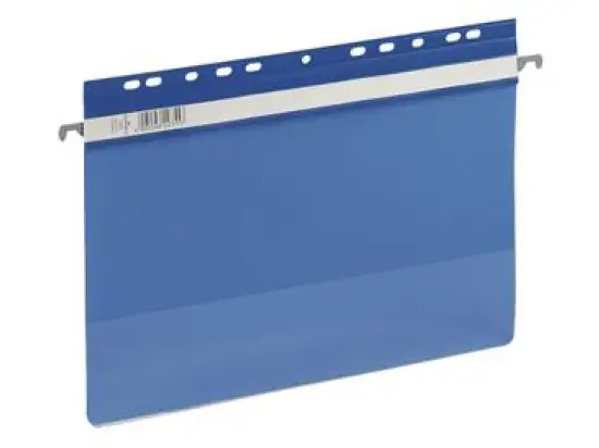 Hängehefter Durable 2561-06 256106 Economy A4 blau/transparent Deckblatt Universallochung