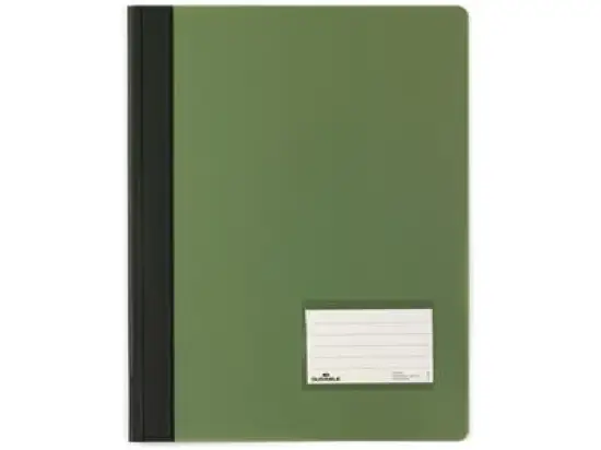 Schnellhefter Durable 2680-05 268005 grün A4 PVC matt-transluzent für Prospekthalter geeignet