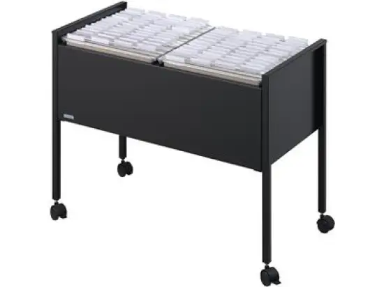 Hängemappenwagen Durable 3082-01 308201 Economy 100 Duo A4 schwarz für ca. 100 Hängemappen A4