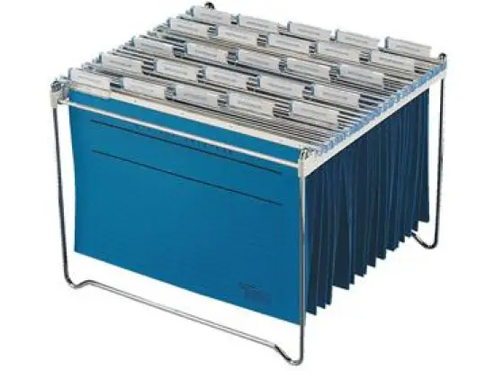 Hängemappengestell Durable 3123-23 312323 silber A4 und Folio Format, Maße 250x350x370mm