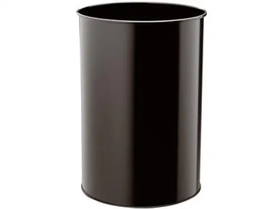 Papierkorb Durable 3303-01 330301 Stahl 30 Liter schwarz