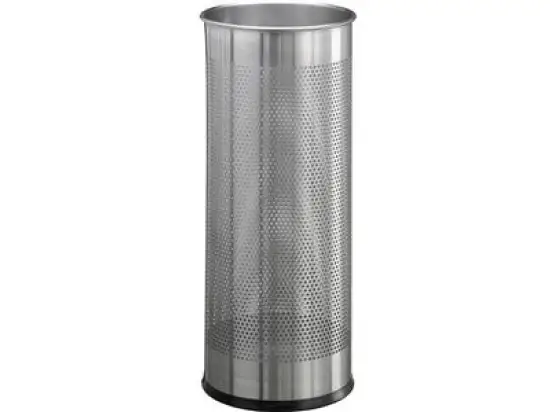 Schirmständer Durable 3371-23 337123 28,5 Liter silber, rund, Edelstahl perforiert
