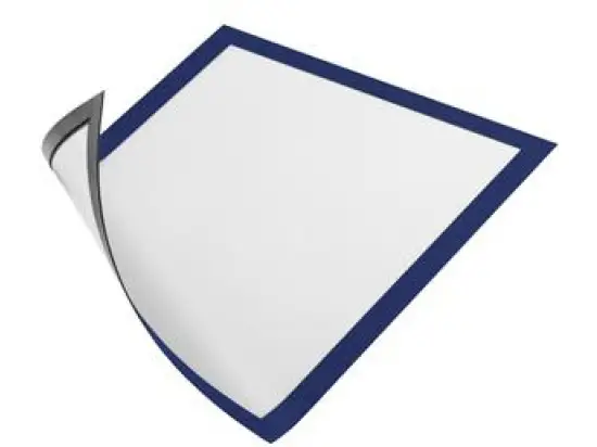 Magnetrahmen Durable 4869-07 486907 Duraframe Magnetic A4 dunkelblau, Pack 5 Stk