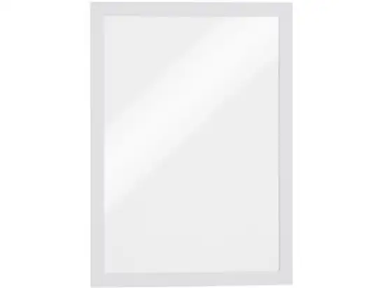 Magnetrahmen Durable 4872-02 487202 Duraframe A4 weiß selbstklebend, Pack 2 Stk